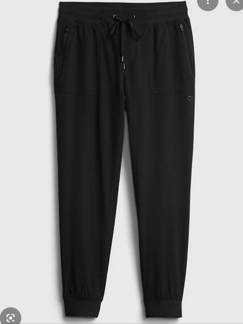 Gap Fit Black Hiking Jogger Pants - Performance, Women's, Small TALL